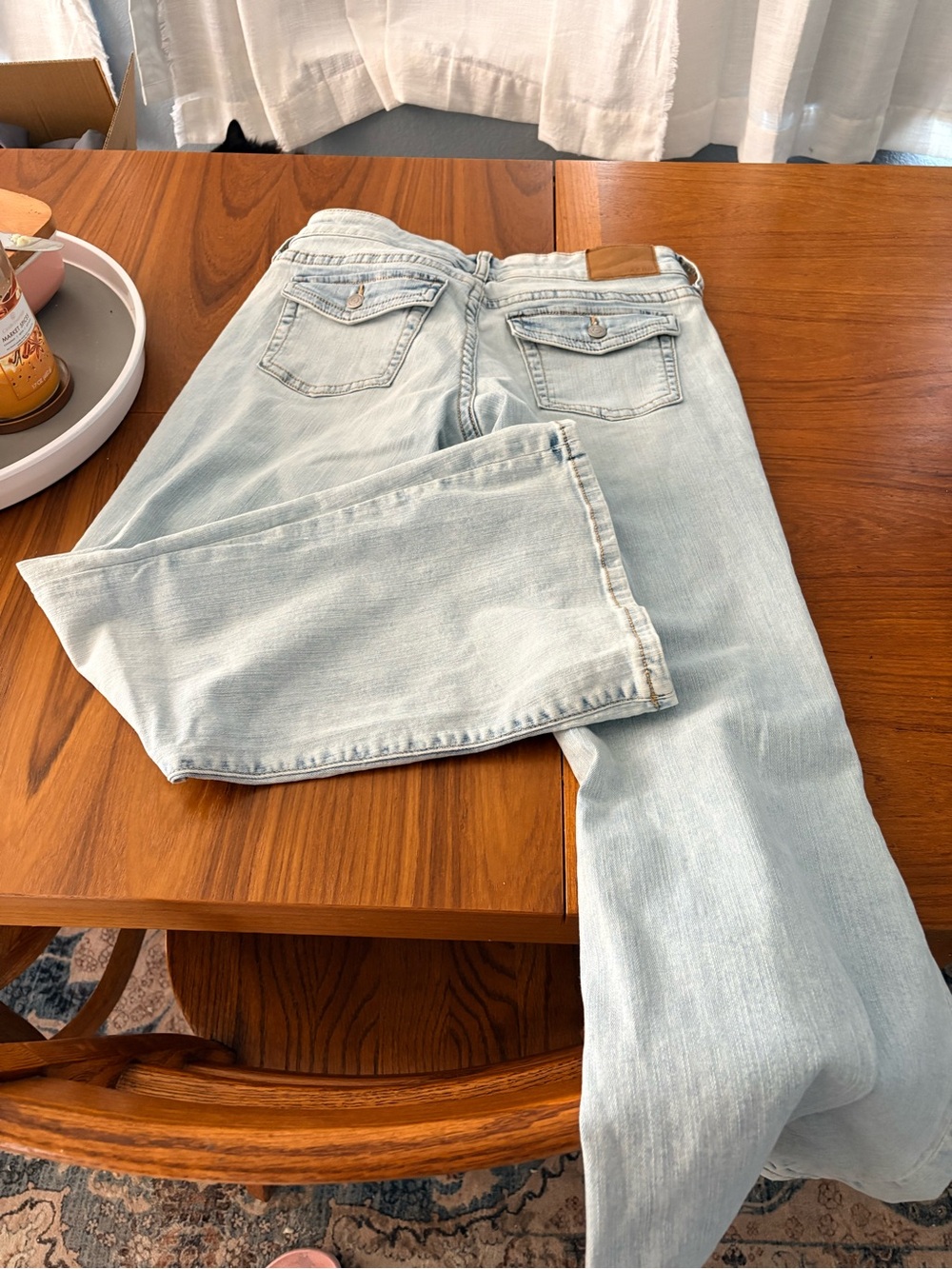 Aeropostale Light Blue Flare Jeans - Picture 4 of 4